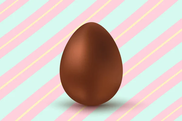 3d broken chocolate egg easter symbol Royalty Free Vector