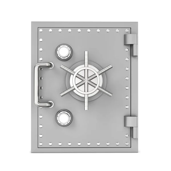 Representación de caja de seguridad de acero, aislada sobre fondo blanco —  Fotos de Stock