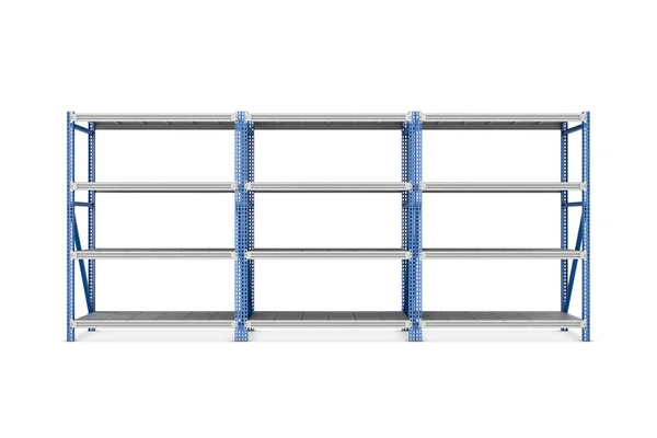 Bir araya üç metal askı render, beyaz arka plan üzerinde izole