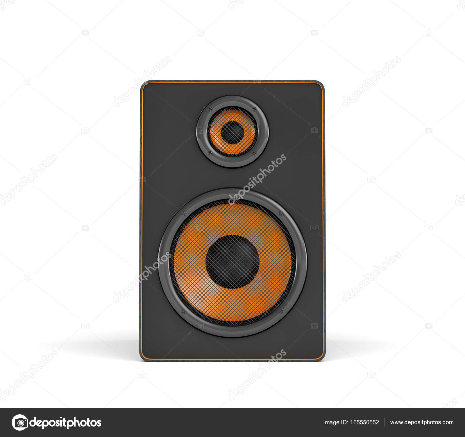 large stereo speakers