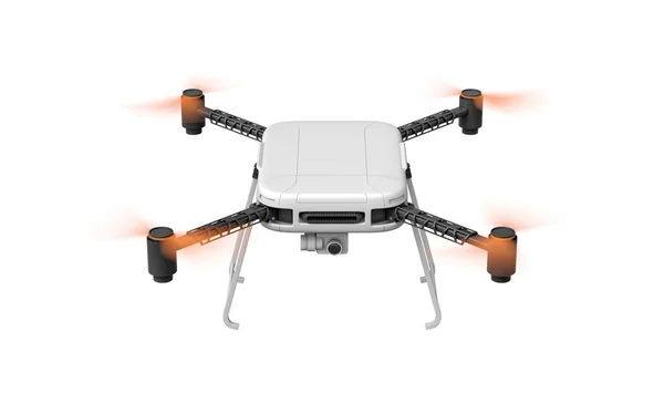 3d renderelése quadcopter elszigetelt fehér alapon — Stock Fotó
