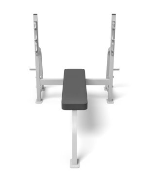 Beyaz arkaplanda izole edilmiş 3d ağırlık sıralaması