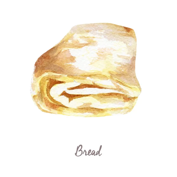 Watercolor bakery Clipart - dough — Stock Photo, Image