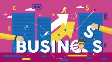 Vektör yaratıcı tipografi ile çizgi kutsal kişilerin resmi yazı iş word çizim