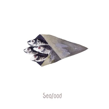 Beyaz bir arka plan üzerinde izole taze balık bütün