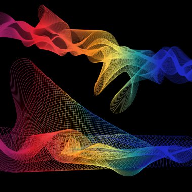 Mlticolored soyut desen