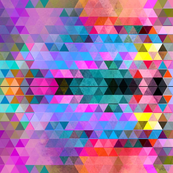 Акварельный геометрический фон с треугольниками — стоковое фото