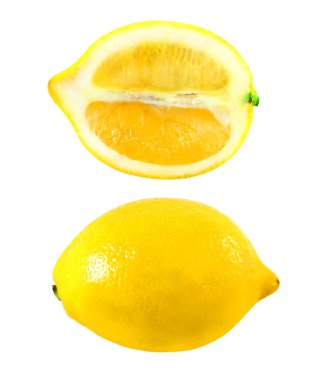 Fotoğraf parlak olgun limon