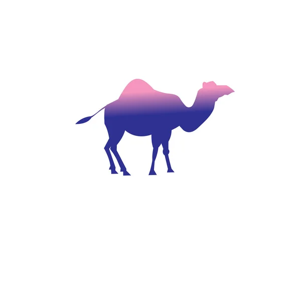 Vector icon of a camel — Stock Vector