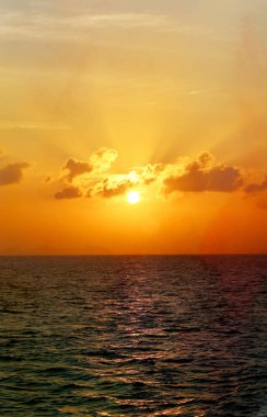 Fotoğraflar parlak sunset