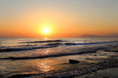 Fotoğraflar parlak sunset