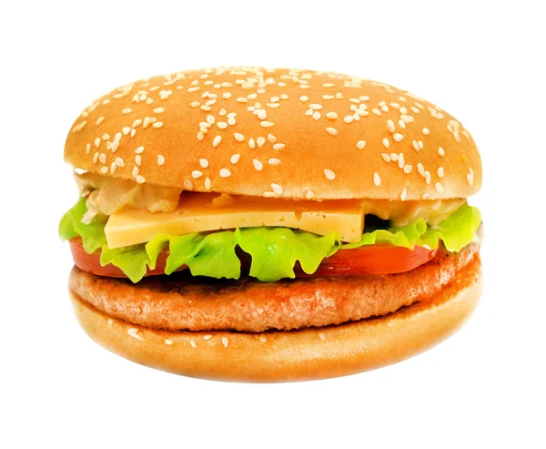 Fotoğraflar büyük lezzetli burger — Stok fotoğraf