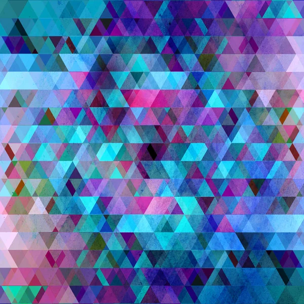 Aquarelle fond géométrique avec triangles — Photo