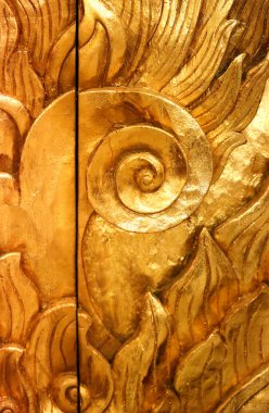 Altın arka plan süsleme