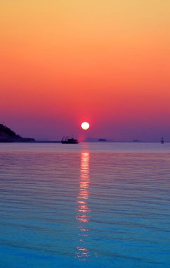 Fotoğraflar parlak sunset