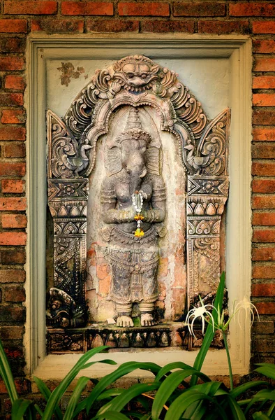 Foto-Skulptur des Gottes Ganesha — Stockfoto