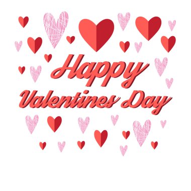 Yürekleri parlak tebrik kartı