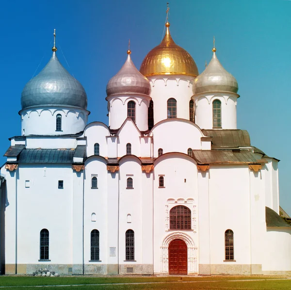 Foton av Saint Sophia Cathedral i Veliky Novgorod — Stockfoto