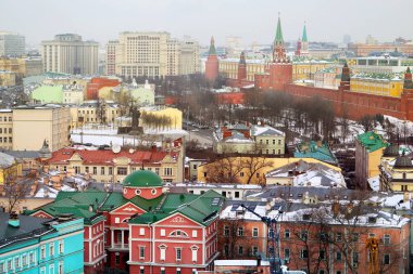 Fotoğraf retro Moskova Kremlin