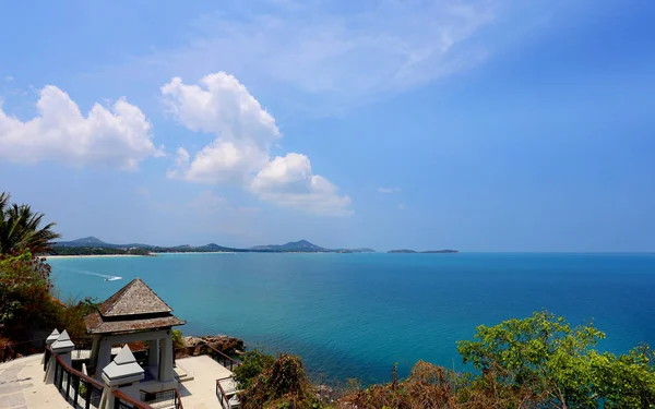 Foto isola esotica vista dall'alto — Foto Stock