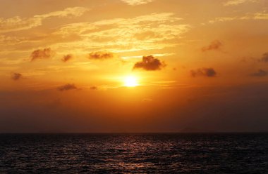 Fotoğraflar parlak sunset