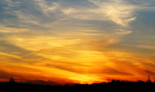 Egy gyönyörű szép naplemente fénykép — Stock Fotó