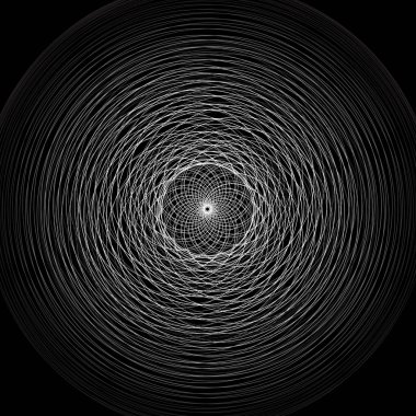 Parlak yuvarlak süs vektör