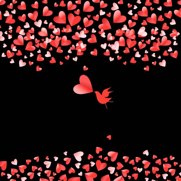 День Святого Валентина в форме сердца — стоковый вектор