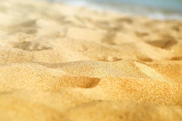 Bela textura de areia amarela — Fotografia de Stock