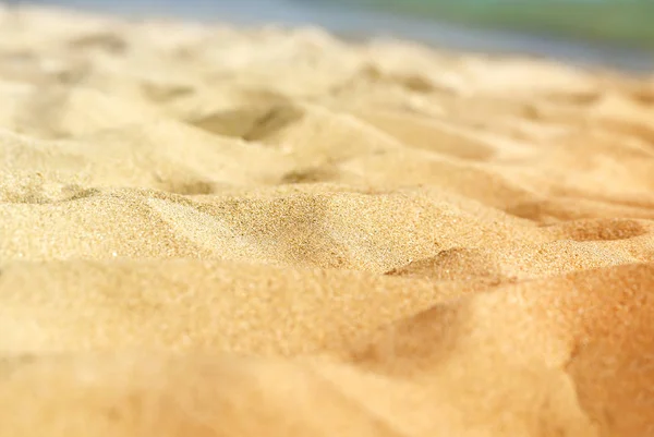 Beautiful texture of yellow sand — Stock Photo, Image