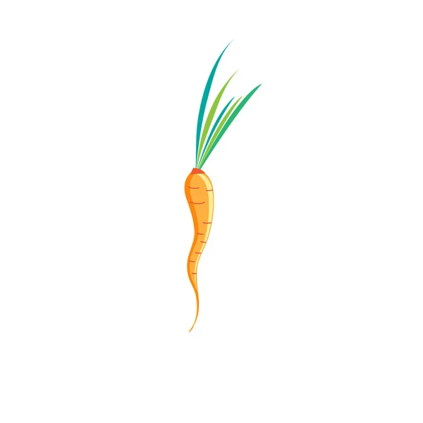 Signe vectoriel de carottes brillantes — Image vectorielle