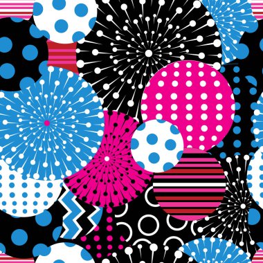 Kesintisiz geometrik grafik desen