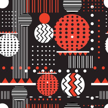 Kesintisiz geometrik grafik desen