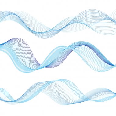 Grafik vektör soyut ışık dalgaları