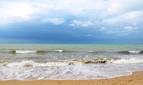 Foto do mar tempestuoso paisagem — Fotografia de Stock