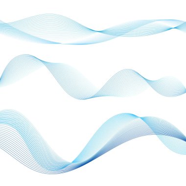 grafik mavi dalgalar