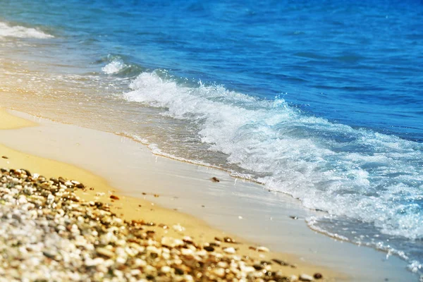 Фото красивой синей волны — стоковое фото
