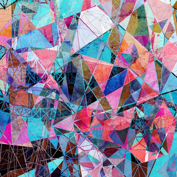 Modern geometric triangular background — Stock Photo, Image