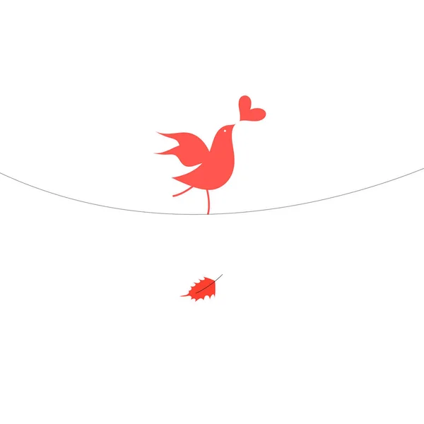 Graphics in love bird — Stock Photo, Image