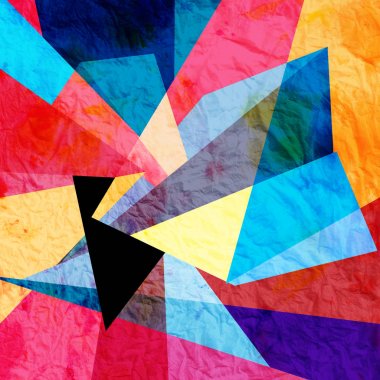 Parlak geometrik arka plan