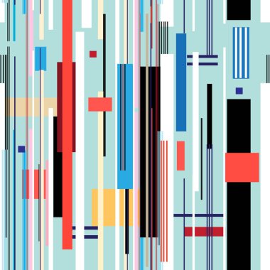 Sorunsuz parlak geometrik çizgili desen