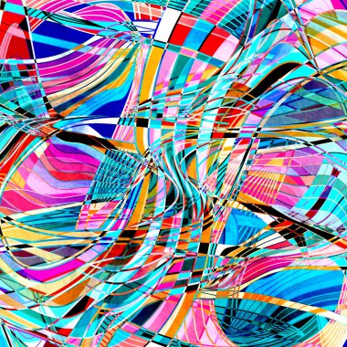 Suluboya arka plan renkli dalga ile