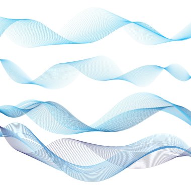 Grafik vektör soyut ışık dalgaları