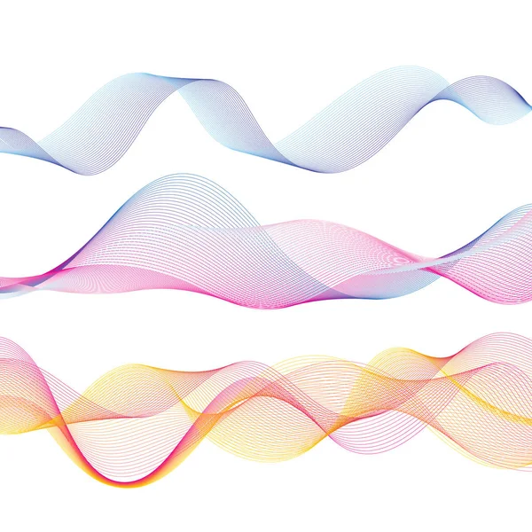 Grafik vektör soyut ışık dalgaları