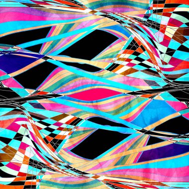 Soyut dalgalı öğeler arka plan