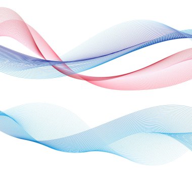 Grafik vektör soyut ışık dalgaları