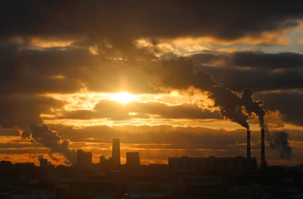 Photo d'un magnifique paysage au coucher du soleil — Photo