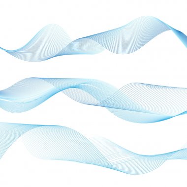 Grafik vektör soyut ışık dalgaları