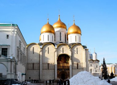 Moskova Kremlin varsayım katedralde fotoğrafı