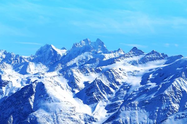 Photo landscape with Caucasian mountains — Stock Photo, Image